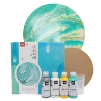 Kit de peinture pour tissu 4 couleurs 60 ml chaque bouteille de peinture textile