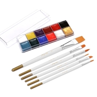 Kit de peinture pour visage gras,  12 couleurs unicolores