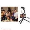 Kit de prise de vue Vlog Mini lampe vidéo LED + Microphone à condensateur super cardio de + Clip de téléphone extensible + Trépied avec 3 niveaux de luminosité réglable pour téléphone Diffusion en direct Vlog Prise de vue vidéo Vidéoconférenc