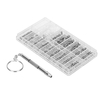 Kit de réparation de lunettes,  ensemble de boîtes de rangement assorties,  conception de 1000 pièces,  vis et tampons avec micro-tournevis pour montre,  horloge,  lunettes,  réparation de lunettes,  portable