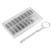 Kit de réparation de lunettes,  ensemble de boîtes de rangement assorties,  conception de 1000 pièces,  vis et tampons avec micro-tournevis pour montre,  horloge,  lunettes,  réparation de lunettes,  portable