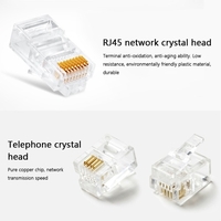 Kit de réparation RJ45 RJ11 RJ12 Kit de réparation de pince à outils avec testeur de câble Pince à sertir Outil de sertissage Pince à sertir