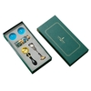 Kit de sceau de cire vintage Perles de cire à cacheter Timbre de sceau de cire Bougie de cuillère de fusion de cire avec emballage exquis pour enveloppes Cartes de lettre Invitations de mariage Emballage cadeau Scellage et décoration