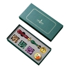 Kit de sceau de cire vintage Perles de cire à cacheter Timbre de sceau de cire Bougie de cuillère de fusion de cire avec emballage exquis pour enveloppes Cartes de lettre Invitations de mariage Emballage cadeau Scellage et décoration