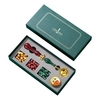 Kit de sceau de cire vintage Perles de cire à cacheter Timbre de sceau de cire Bougie de cuillère de fusion de cire avec emballage exquis pour enveloppes Cartes de lettre Invitations de mariage Emballage cadeau Scellage et décoration