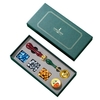 Kit de sceau de cire vintage Perles de cire à cacheter Timbre de sceau de cire Bougie de cuillère de fusion de cire avec emballage exquis pour enveloppes Cartes de lettre Invitations de mariage Emballage cadeau Scellage et décoration