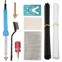 Kit de soudage en plastique 80W,  kit de soudage en plastique avec 40 tiges 1 outils de soudage à brosse métallique à mailles