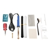 Kit de soudage en plastique 80W Kit de soudeur en plastique avec 40 tiges1 outils de soudeur à brosse métallique pour pare-chocs de voiture tableau de bord Kayak canoë