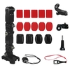 Kit de support de support de menton de casque de moto accessoire de caméra avec tampons adhésifs de remplacement de bases de montage pour GoPro Hero 9/8/7/5