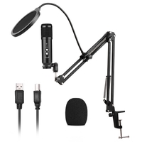 Kit micro microphone à condensateur USB pour enregistrement studio