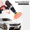Kit perceuse / visseuse sans fil 25 V 1350 tr / min Polisseuse à vitesse variable Car Buffer Waxer Set Tournevis électrique avec lumière rechargeable avec 5 bits 1 tampon de polissage pour l