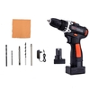 Kit perceuse / visseuse sans fil 25 V 1350 tr / min Polisseuse à vitesse variable Car Buffer Waxer Set Tournevis électrique avec lumière rechargeable avec 5 bits pour l