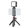 Kit Vlog vidéo pour téléphone Ulanzi avec trépied Selfie Stick LED lumière de remplissage support de pince de téléphone universel 1/4 montage de chaussure froide