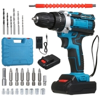 Kits de conduite de foreuse sans fil 21V avec 2 piles