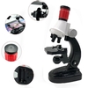 Kits scientifiques de microscope pour débutants pour enfants,  avec 100X 400X 1200X et LED,  meilleur cadeau pour l