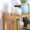 KKmoon Multi-Function DIY Desktop 2-Tier Bamboo Storage Rack Balcony Flower Rack (47cm & 2 Layers)