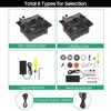KKmoon 100W Multi-Functional Table Saw Mini Desktop Electric Saw Cutter (with saw blade flexible shaft and more accessories)