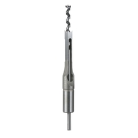 KKmoon 1/4" Ciseau à mortaiser à bois Foret carré Foret professionnel à trou carré étendu Foret à fraiser Multifonctionnel Foret à bois (6, 4 mm)