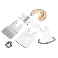 KKmoon 15pcs Mix Kit de lame oscillante Multi Tool Saw Blades pour Dremel Fein Multimaster Makita Bosch Rockwell Sonicrafter Worx Accessoires multitools