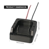 KKmoon 18V convertisseur adaptateur convertisseur de batterie Compatible avec Makita et Bosch 18V batterie au Lithium 18V outil électrique batterie Li-ion bricolage adaptateur accessoire