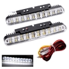 KKmoon 2pcs 30LEDs voiture Daytime Running Light DRL Daylight Lampe avec clignotants Feux de signalisation