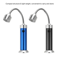 KKmoon 2Pcs 9 LED Barbecue Grill Lumière avec Base Magnétique Lampe Outil avec Boîtier en Plastique Lampe de Poche Veilleuse avec Tuyau Flexible Lampe LED pour Ménage Barbecue Camping Extérieur Noir