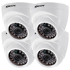 KKmoon 4 * 1080P AHD Dome Caméra CCTV IR + 4 * Câble de surveillance 60 pieds