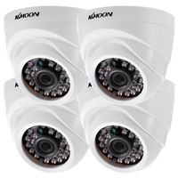 KKmoon 4 * 960P AHD Dome IR CCTV Camera + 4 * 60ft Surveillance Cable