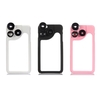 KKmoon 4-en-1 Téléphone Photo objectif 180° Fisheye 120° Grand Angle 2 X téléobjectif 2 X Macro en coffret pour l’iPhone 6 Plus 6 s Plus