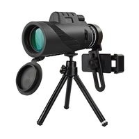 KKmoon 40 × 60 Monoculaire Haute Puissance Haute Définition Télescope Portable Compact Monoculaire pour Observation des Oiseaux Chasse Camping Voyager Sport Match