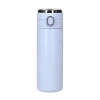 KKmoon 420 ml bouteille intelligente isolée sous vide affichage de la température en temps réel LED écran tactile en acier inoxydable bouteille sous vide tasse de voyage