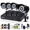 KKmoon 4CH canal complet AHD 1080N / 720P 1500TVL surveillance CCTV système de sécurité DVR