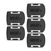 KKmoon 5 pièces de remplacement de support de batterie pour Makita 40V pince murale de batterie au lithium de type ceinture support d