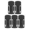 KKmoon 5 pièces de remplacement de support de batterie pour Makita 40V pince murale de batterie au lithium de type ceinture support d