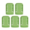 KKmoon 5 pièces support de stockage de batteries au lithium-ion support de batterie dédié Clip de support de batterie support de quai de remplacement pour batterie De-walt DCB200 18 / 20V batterie 14.4V-60V