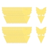 KKmoon 50 pièces piège à insectes collants pièges à insectes volants collants double face intérieur extérieur maison plantes mouche papier pour mouche des fruits champignon moucheron Thrip