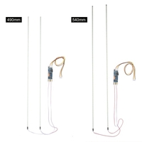 KKmoon 540mm Kit de bande de rétroéclairage LED avec carte de pilote Module de moniteur LED DC 10-30V CCFL pour écran LCD 10 ensemble