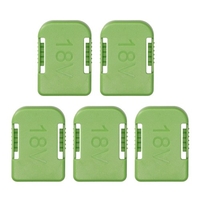 KKmoon 5pcs Batteries Lithium-Ion Support de stockage Clip de batterie dédié Support de support de support de batterie de remplacement pour batterie Bo-sch BAT622 BAT609 18V MAK BL1860B BL1850B BL1860 BL1850 Batterie 18V