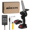 KKmoon 6 Inch Portable Mini Electric Infinitely Variable Speeds Pruning Saws 21V (Two Battery)