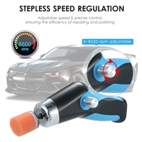 KKmoon 60W Mini Polisseuse avec Câble de Charge USB 8500RPM Polisseuse de Voiture à Vitesse Variable Polisseuse Électrique Nettoyage Polissage Machine à Cirer la Surface Automobile Outil de Réparation des Rayures Scratch Remover