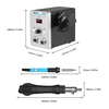 KKmoon 700W Station de soudage haute puissance LED Station de dessoudage de fer à souder numérique BGA Station de soudage de reprise Pistolet à Air chaud + Ensemble de fer électrique pour SMD SMT DIP