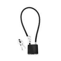 KKmoon 8, 5 pouces Câble Gun Lock Verrouillage de câble à clé robuste Casque Verrouillage de vélo avec clés pour fusil de chasse Pistolet de poing Fusil verrouillant les armes à feu loin des enfants