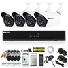 KKmoon 8CH Canal 4 pcs Bullet Caméras CCTV Surveillance DVR Système de Sécurité