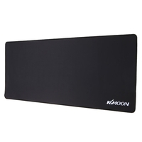 KKmoon 900 * 400 * 3mm Grande Taille Plaine Noir Étanche Étanche Anti-dérapant En Caoutchouc Vitesse Jeu Jeu Souris Tapis Bureau Tapis