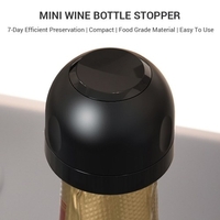 KKmoon bouchon de vin étanche Vino vide bouchon de bouteille de vin vide bouchon économiseur de vin bouchon de vide réutilisable bouchon de Champagne 7 jours