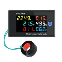 KKmoon compteur numérique monophasé multifonction affichage LCD tension alternative courant alternatif fréquence de puissance énergie électrique mesure du facteur de puissance moniteur de compteur