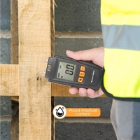 KKmoon Digital Wood Moisture Meter Analyseur de teneur en eau pour le bois de chauffage Testeur d