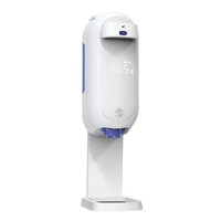 KKmoon Distributeur de savon de mesure de température automatique sans contact 2 en 1 1100 ml