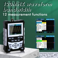 KKmoon DS0120M 320x240 Oscilloscope numérique à écran couleur TFT haute définition de 2, 4 pouces,  bande passante de 120 MHz,  taux d