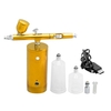 KKmoon Kit aérographe rechargeable USB compresseur aérographe portable pompe de pulvérisation pistolet aérographe à double action pour FX maquillage tatouage peinture hydratant
